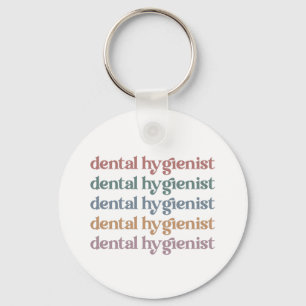 Chaveiro Dental Hygienist Retro RDH Dentist Dental gifts