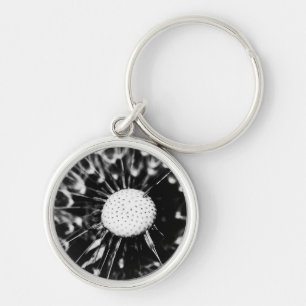 Chaveiro dente-de-leão preto