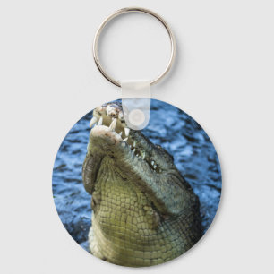Chaveiro Dentes De Crocodilo Água
