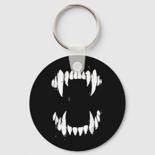 Chaveiro Dentes de Monstro de Vampiro de Lobo de Terror de