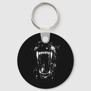Chaveiro Dentes de Monstro de Vampiro de Lobo de Terror de 