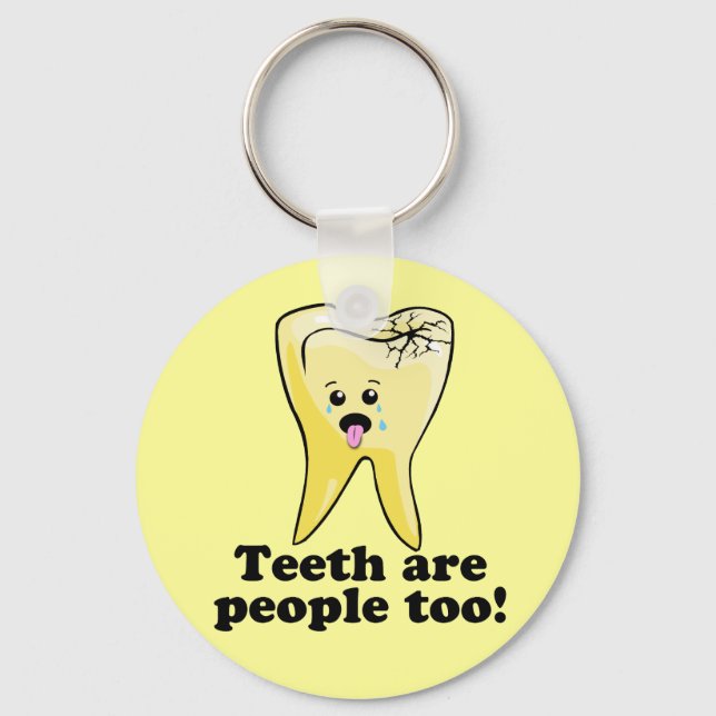 Chaveiro Dentes São Pessoas Também! (Frente)