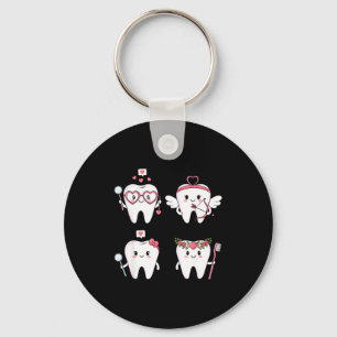 Chaveiro dentista do dia dos namorados dente engraçado mulh