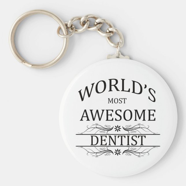 Chaveiro Dentista mais incrível do mundo (Frente)