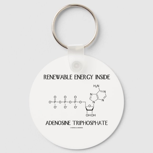 Chaveiro Dentro de Energia Renovável Trifosfato de Adenosin (Frente)
