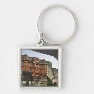 Chaveiro Dentro do Castelo Real de Ghanerao, Rajasthan, Índ