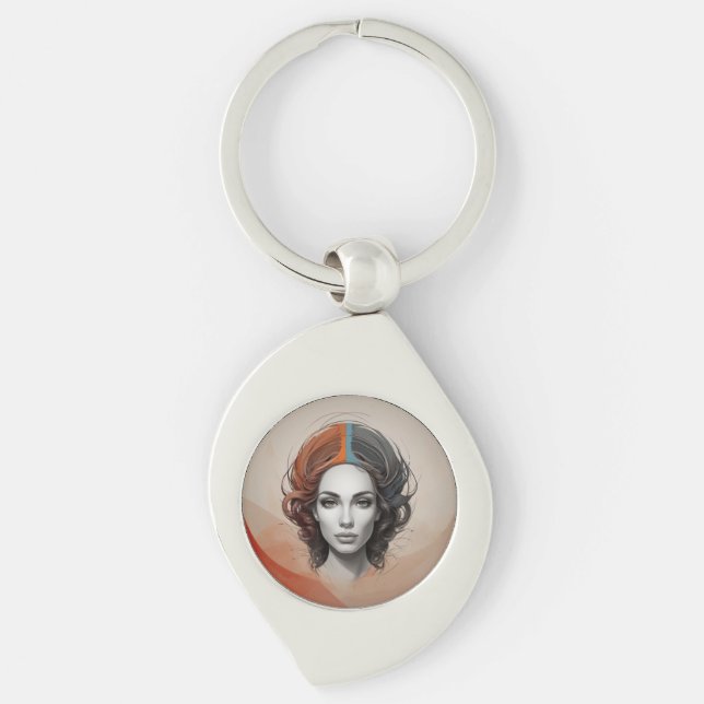 Chaveiro dentro out vivid girl (Frente)