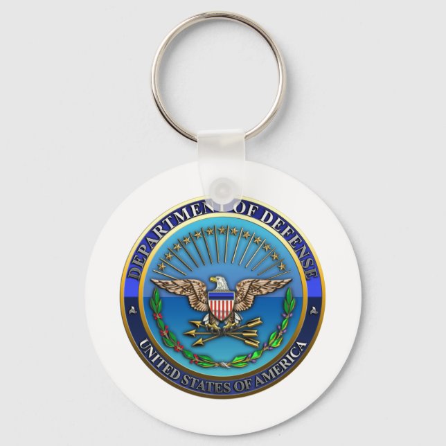 Chaveiro Departamento de Defesa dos EUA (DoD) (Frente)