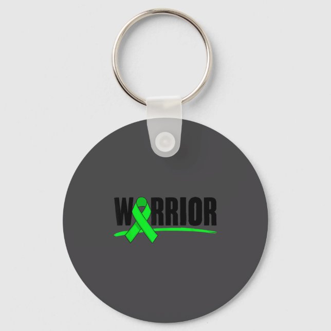 Chaveiro Depression Warrior Ribbon Mental Health Awareness  (Frente)