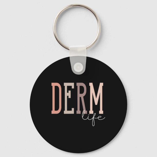 Chaveiro Derm Dermatologista De Vida E Enfermeiro Dermatoló (Frente)