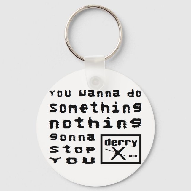 Chaveiro derryX.com Ignorar Cadeia de Chave do Enfeites de  (Frente)