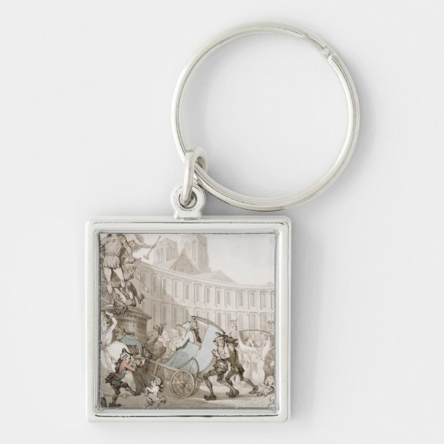 Chaveiro DES Victoires do lugar do La, Paris, c.1789 (Frente)