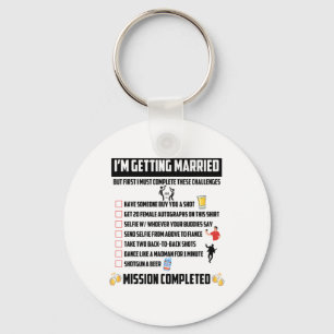 Chaveiro Desafios para a Festa de Despedida de Solteiro - D