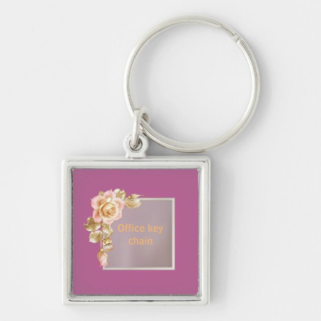 Chaveiro "Desbloqueie o seu estilo com o nosso personalizáv (Frente)