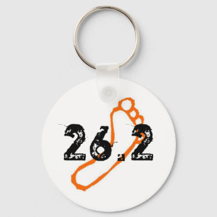 Chaveiro descalço da maratona