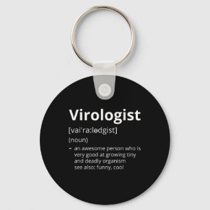 Chaveiro Descrição da Definição de Virologista 