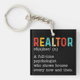 Chaveiro Descrição do Trabalho do Realtor do Agente Imobili