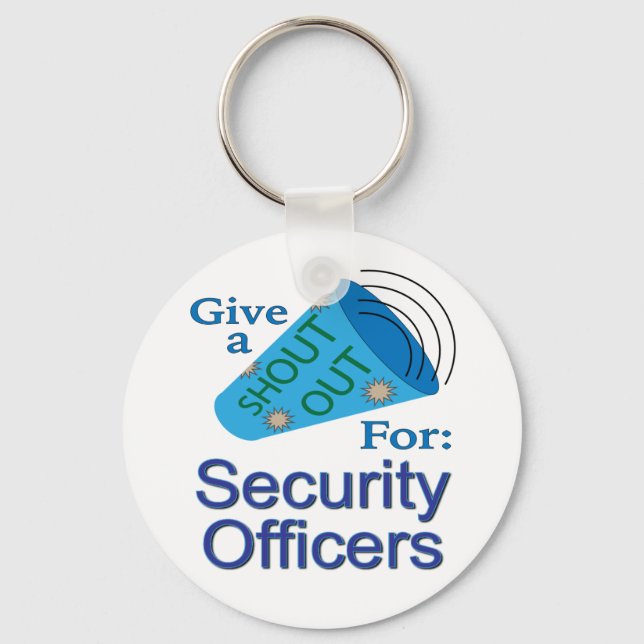 Chaveiro Descubra os oficiais de segurança (Frente)