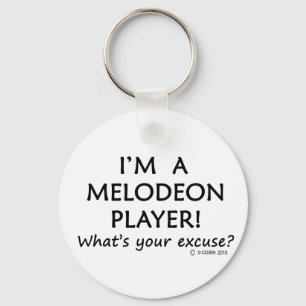 Chaveiro Desculpa do jogador de Melodeon