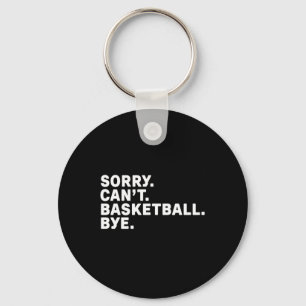 Chaveiro Desculpe. Basquetebol. Tchau. Gráfico