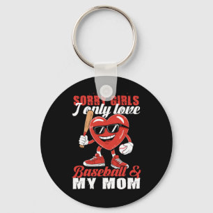 Chaveiro Desculpe Meninas Eu Só Adoro Baseball E Meus Menin