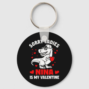 Chaveiro Desculpe Senhoritas Nina É Meu Namorado Dinossauro