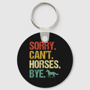 Chaveiro Desculpem Cavalos Cant Tchau Vintage Horseback Wom