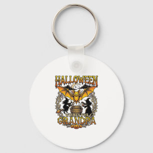 Chaveiro Desejos de Halloween Vô Morcego Caldeirão de Bruxa