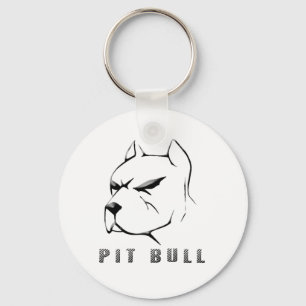 Chaveiro Desenhar de Pitbull