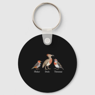 Chaveiro Desenho Anti Trump Flicker Dodo Titmouse Observado