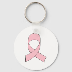 Chaveiro Desenho da Fita Rosa