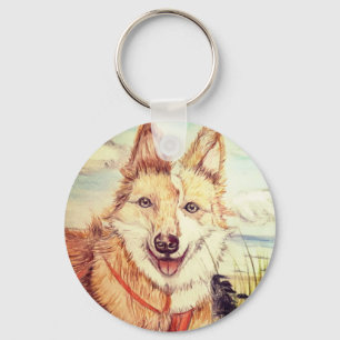 Chaveiro Desenho de Cachorro Cortês