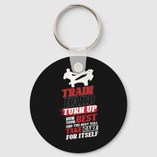 Chaveiro Desenho de Cardio Kickboxing Para Kickboxer