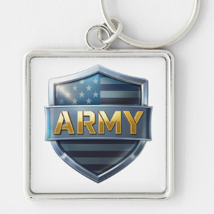 Chaveiro Desenho de Emblema do EXÉRCITO