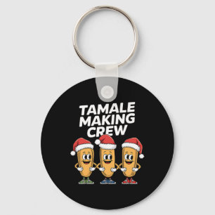 Chaveiro Desenho de Férias Festivas do Natal da Tripulação 