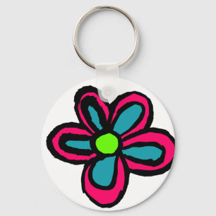 Chaveiro Desenho de flor