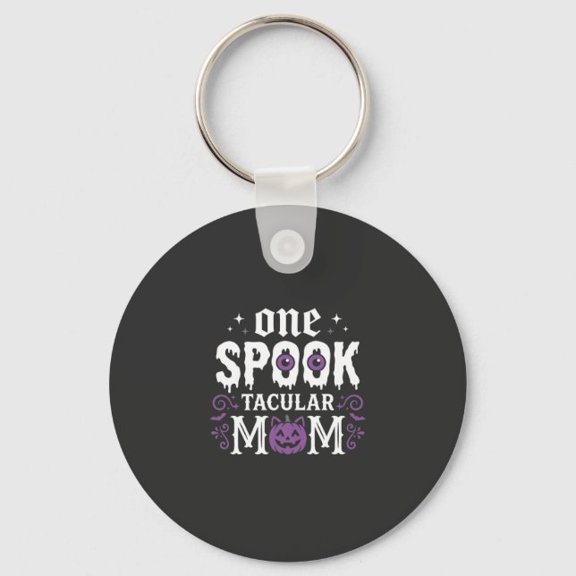 Chaveiro Desenho de Halloween da Mãe Espetacular_1 (Frente)