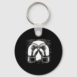 Chaveiro Desenho de Kickboxing Autodefesa