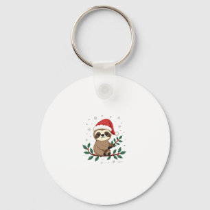 Chaveiro desenho de preguiça de Natal (2)