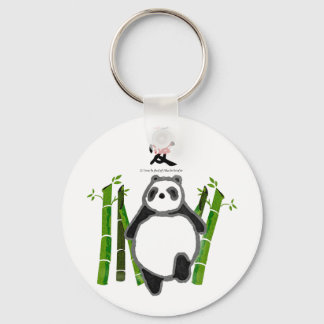Chaveiro Desenho de tinta panda bonito