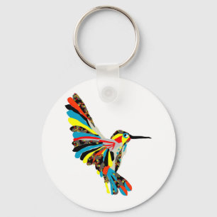 Chaveiro desenho do colibri