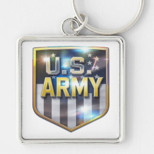 Chaveiro Desenho do Emblema do EXÉRCITO