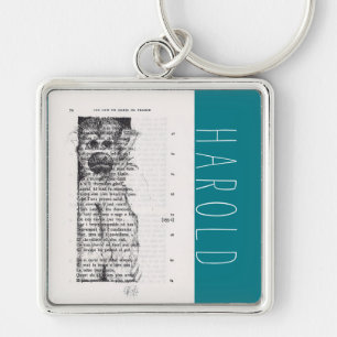 Chaveiro Desenho Estranho para o Ano Macaco 2016 Personaliz