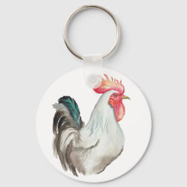 Chaveiro Desenho manual em aquarela de uma galeria