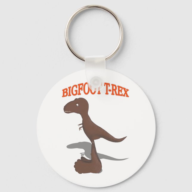 Chaveiro Desenho T-Rex Bigfoot (Frente)
