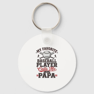 Chaveiro Desenho Vetorial de Gravação Vintage de Papai de B