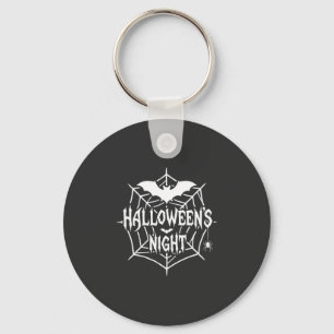Chaveiro Desenho Vetorial de Teia de Aranha de Morcego na N