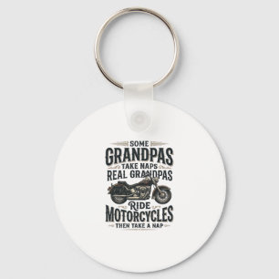Chaveiro Desenho Vetorial Vintage de Cochilo de Moto do Avô
