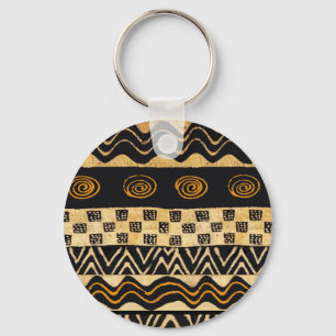 Chaveiro Desenho Xamânico Tribal Africano
