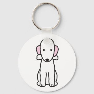 Chaveiro Desenhos animados do cão de Bedlington Terrier
